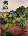 Paul Gauguin Canvas Paintings - Tropical Vegetation